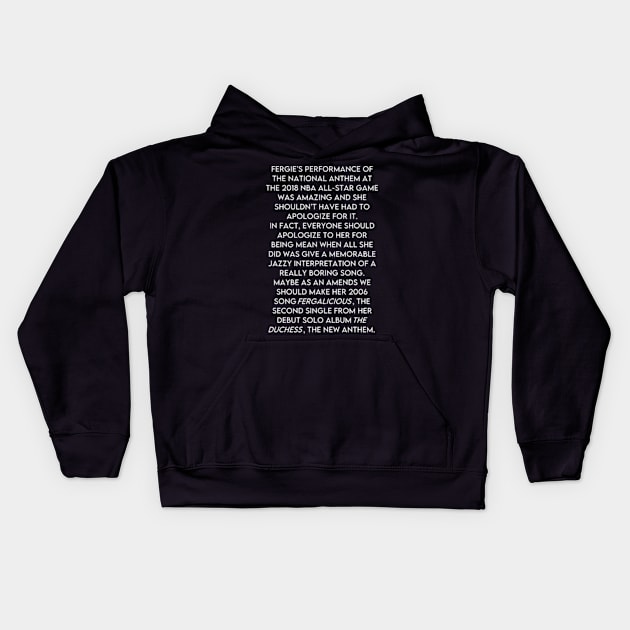 Apologize Kids Hoodie by amelanie